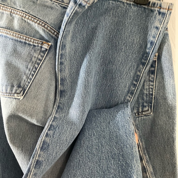 Vintage Abercrombie & Fitch high-rise jeans size 4 button fly light wash bootcut - Picture 7 of 8